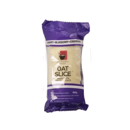 Organic Oat Slice Yoghurt Blueberrycranberry 100gr