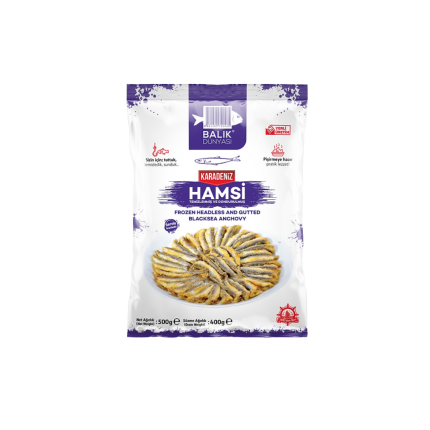 Balik Dunyasi Frozen Gutted Anchovy (Hamsi) 400g