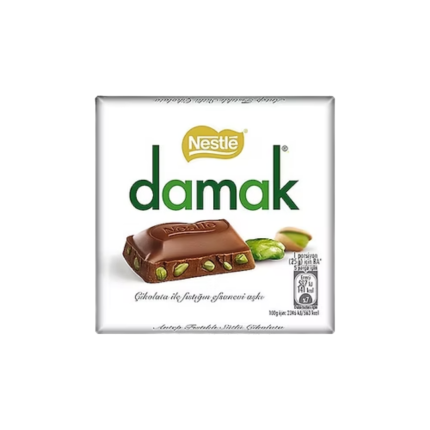 Nestle Damak Milk Chocolate with Pistachios 60 gr