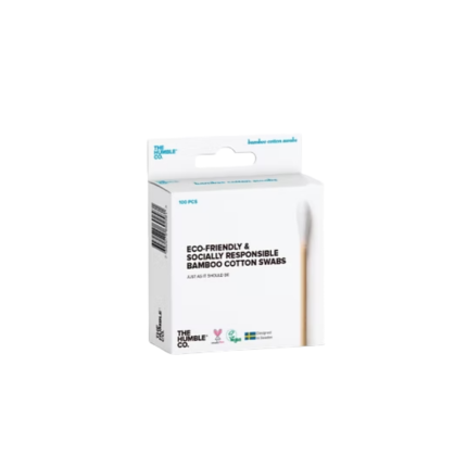 Bamboo Cotton Swabs - White 100 pcs