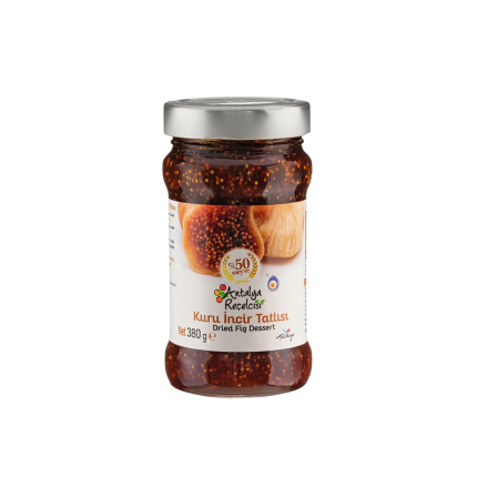 Antalya Recelcisi Dried Fig Jam %50 Fruit 380 gr