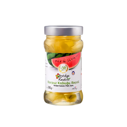 Antalya Recelcisi Watermelon Peel Jam %50 Fruit 380 gr
