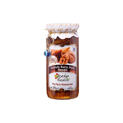 Antalya Recelcisi Walnut & Dried Fig Jam %65 Fruit 290 gr