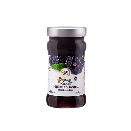 Antalya Recelcisi Blackberry Jam %50 Fruit 380 gr
