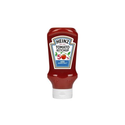 Heinz 50% Less Sugar & Salt Tomato Ketchup 435 Gr