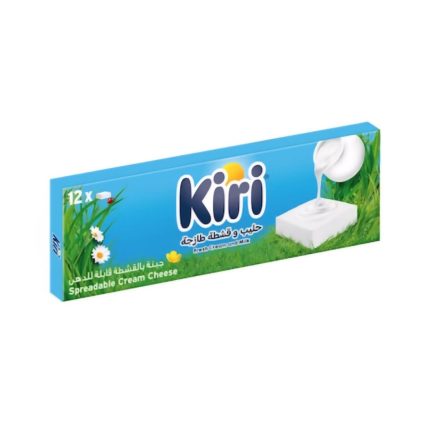 Kiri Spreadable Cream Cheese Squares 12 Portions 216 gr